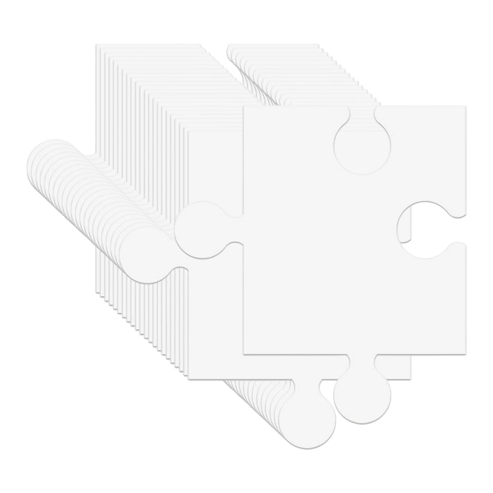子供から大人まで楽しめる、DIYアートプロジェクト用の白いパ - Puzzle Blank White のレビューと価格