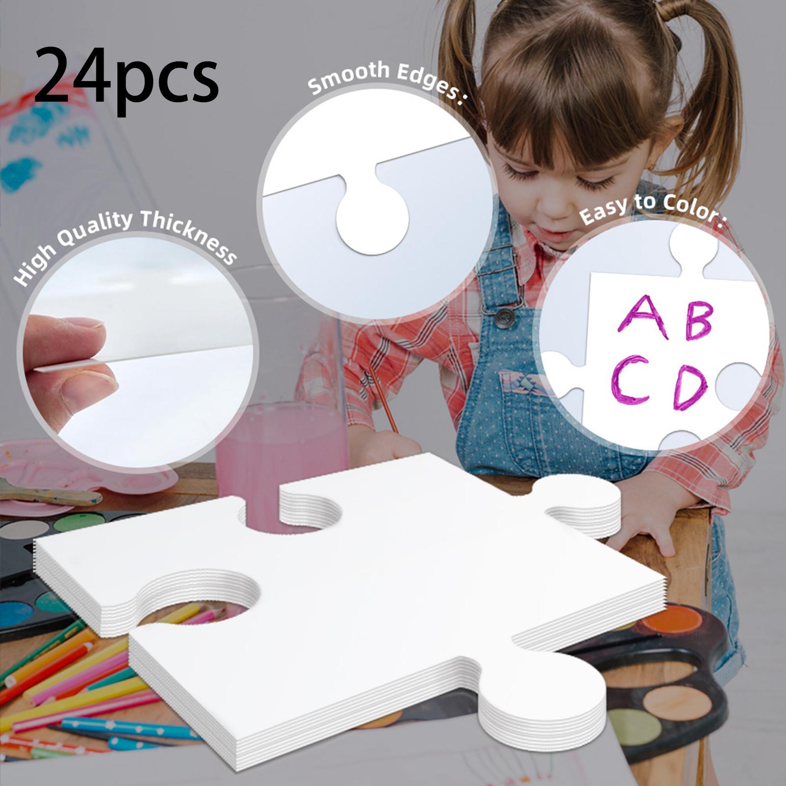 子供から大人まで楽しめる、DIYアートプロジェクト用の白いパ - Puzzle Blank White のレビューと価格