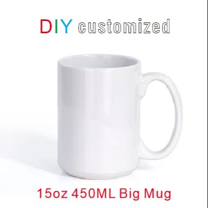 大きなカップ,パーソナライズされたマグカップ,コーヒー,ミル - Sublimation Mug White のレビューと価格