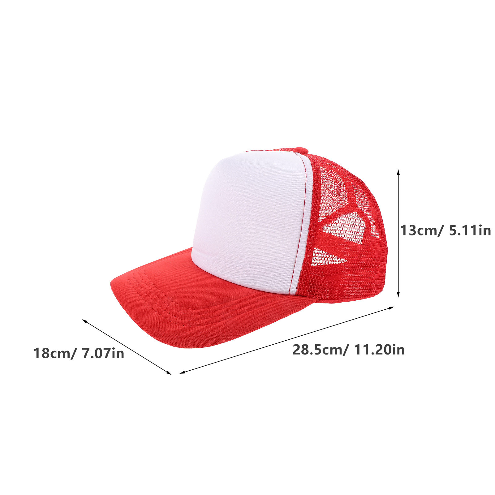 10個入り、無地のメッシュ素材の野球帽。DIY昇華プリント用 - Hat Sublimation Blank のレビューと価格