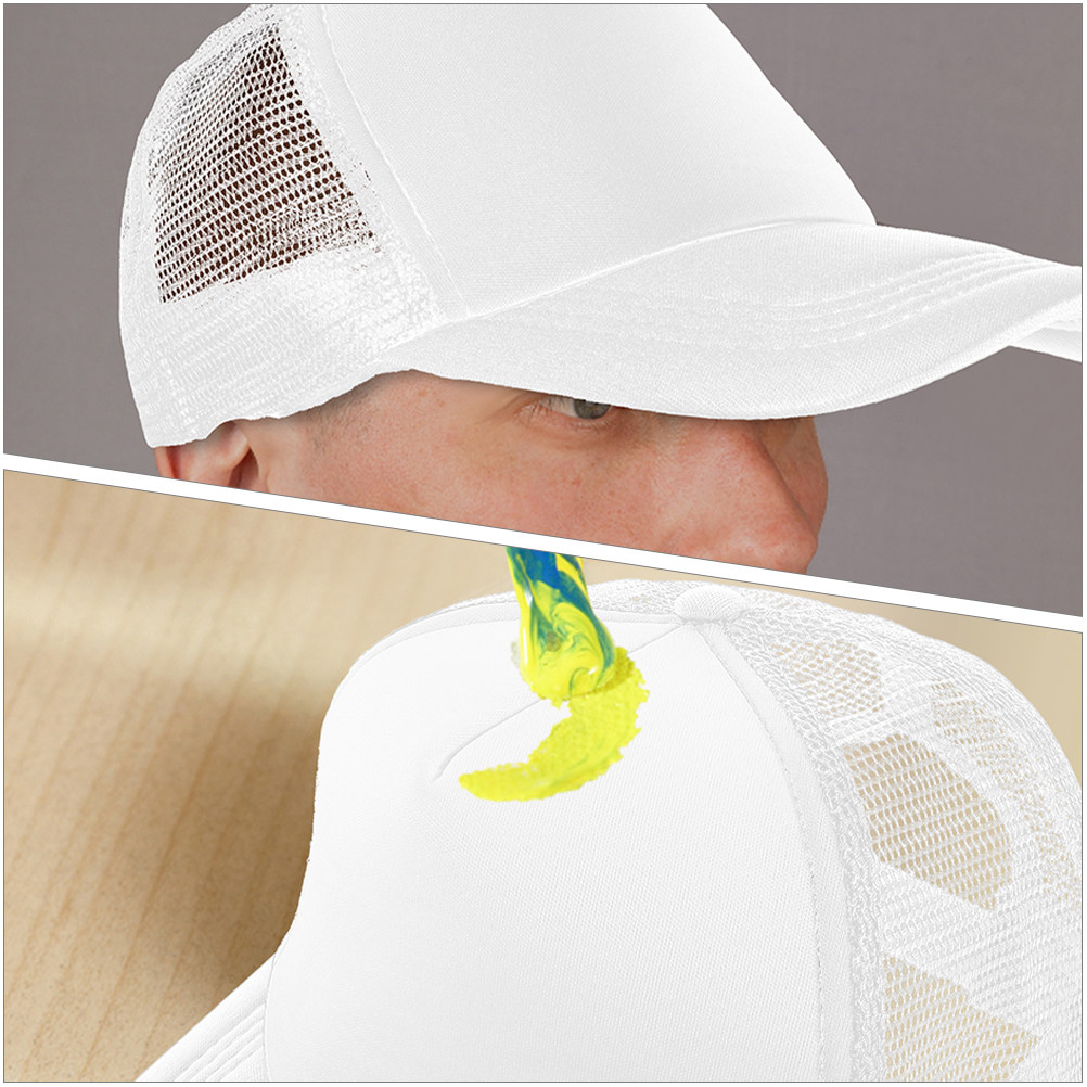 昇華プリント用の無地メッシュ野球帽5枚セット。DIYプリント - Hat Sublimation Blank のレビューと価格